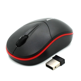 Micropack Mouse Wireless MP-709G - Hitam List Merah